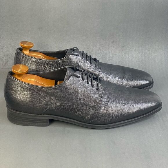 Cole Haan black leather Oxford shoes mens size 13 - Picture 1 of 8